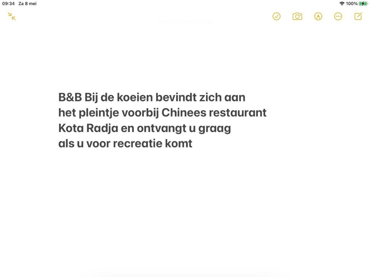Bed & Breakfast Bij De Koeien *